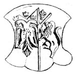 Coat of arms of the mediaeval Musachi dynasty.