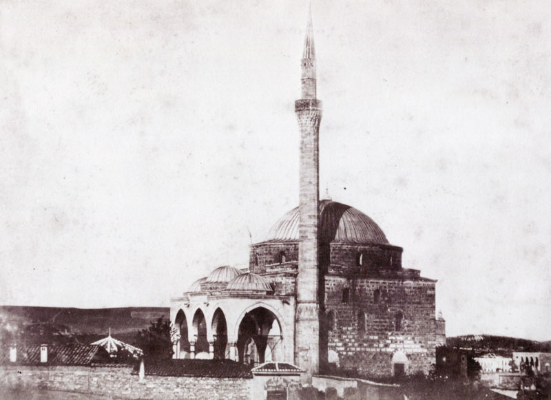 Gazi Mustafa Pasha Mosque in Skopje, Macedonia, before 1901 (Photo: Sultan Abdul Hamid Photo Collection, Istanbul University Library, No. 90436-20(22)).