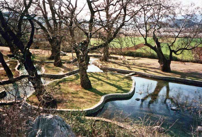 Büzürg Seng Park, now called Byshek, near Elbasan (Photo: Robert Elsie, March 1997)