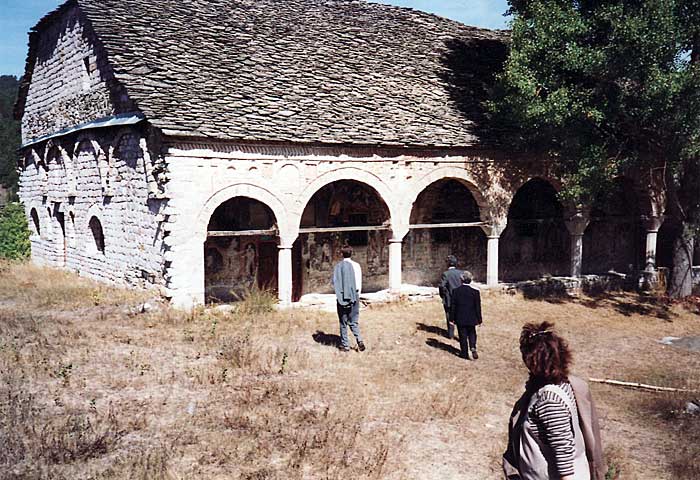 Church of Saint Athanas in Voskopoja (Photo: Robert Elsie, October 1997).