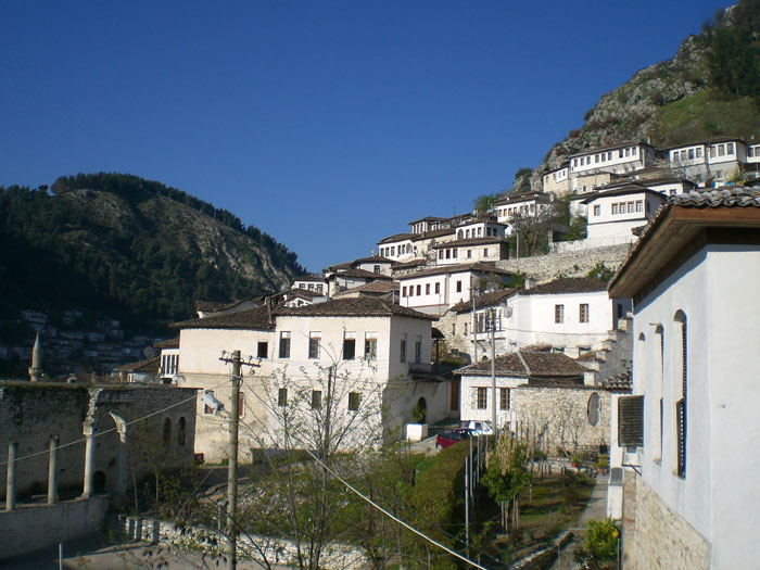 View of Berat (Photo: Robert Elsie, March 2008).