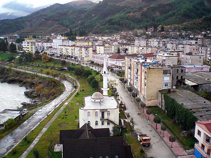 View of Përmet (Photo: Robert Elsie, November 2010).