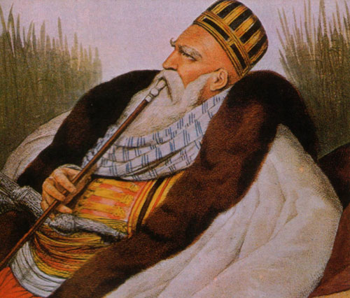 Painting of Ali Pasha, attributed to Louis Dupré, 1821