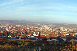 Panorama of Gjilan in southeastern Kosovo (Photo: Ismail Gagica).