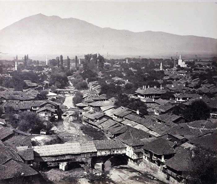 View of Prizren (Photo Josef Székely 1863).