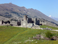 Ruins of the mosque in the fortress of Shkodra (Photo: Robert Elsie, March 2008)