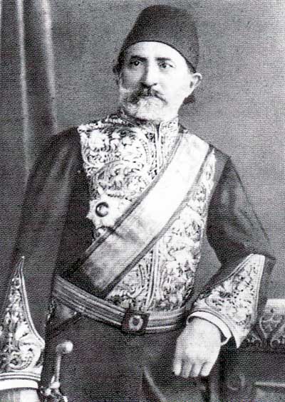 Pashko Vasa in Ottoman uniform.