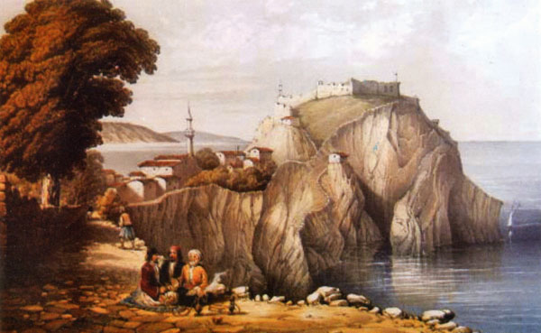View of Parga by George de la Poer Beresford, 1855.