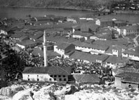 View of the bazaar of Shkodra (Photo: Marubbi, ca. 1895-1910).
