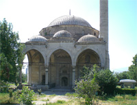 Die im Jahre 1492 errichtete Moschee des Mustafa Pascha in Skopje (Foto: Robert Elsie, 2007)