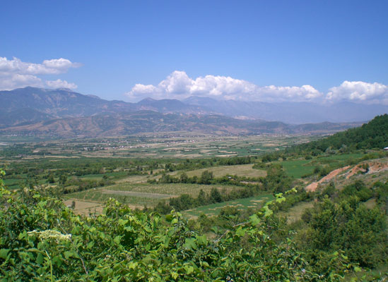 The Valley of Dibra (Photo: Robert Elsie, 2007).