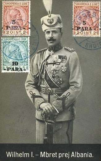 The Albanian monarch, Wilhelm zu Wied.