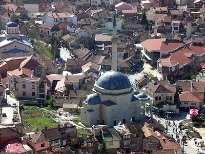 Sinan Pasha Mosque in Prizren, founded in 1615 (Photo: Robert Elsie, April 2010).