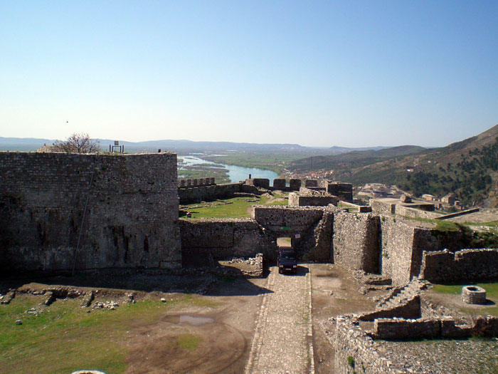 Interior of the Fortress of Shkodra (Photo: Robert Elsie, March 2008).