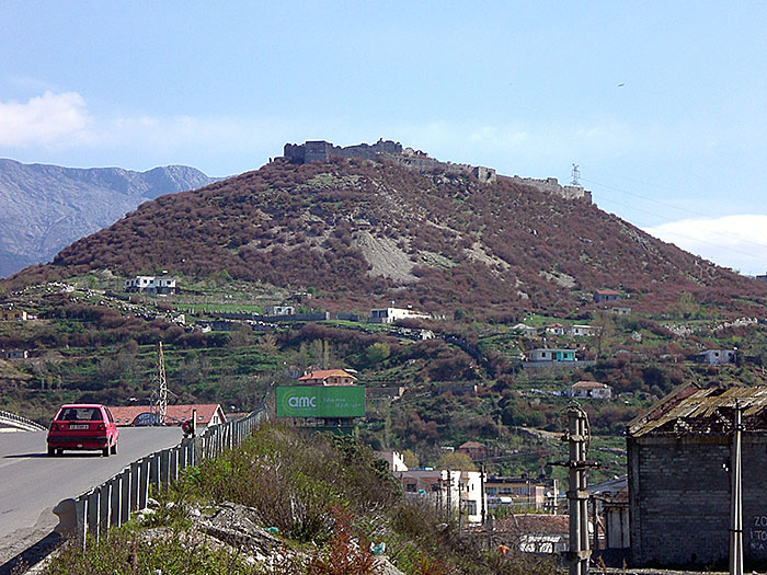 The Fortress of Lezha, formerly Alessio (Photo: Robert Elsie, March 2008).
