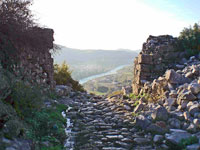 Gates of the ancient fortress of Drivasto (Drisht) near Shkodra (Photo: Robert Elsie, November 2010).