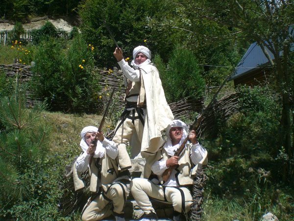 Rebels of the Rugova highlands. Rugova Folklore Ensemble. (Photo: Robert Elsie, August 2010)