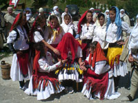 The women of the Rugova highlands. Rugova Folklore Ensemble. (Photo: Robert Elsie, August 2010)