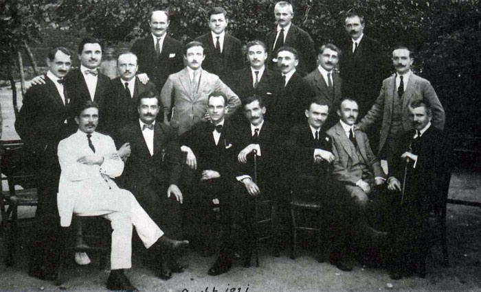 Ahmet Zogu and deputies of the Albanian People’s Party, August 1921