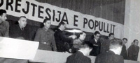 The Albanian Treason Trial, March-April 1945.