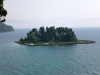 The Isle of Pontikonissi, Corfu (Photo: Robert Elsie, 2007)