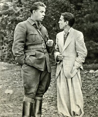 Enver Hoxha and Nako Spiru, ca. 1946