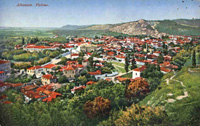 Postcard of Vlora with the konak of the Vlora family