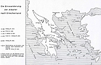 Chronology of Albanian migration to Greece (Jochalas, 1971).
